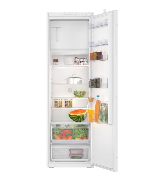Bosch Serie 2 KIL82NSE0 Schlepptür 246 l 177,5 cm Einbaukühlschrank EEK: E 177 kWh Jahr f&uuml;r 714,00 Euro