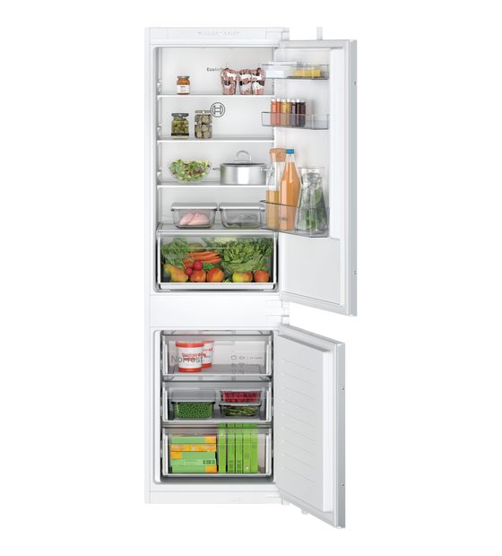 Bosch Serie 2 KIN86NSE0 184 l / 76 l 177,5 cm Einbau Kühl-/Gefrierkombination 234 kWh NoFrost f&uuml;r 673,00 Euro