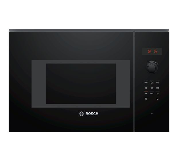 Bosch Serie 4 BFL523MB1F Einbau-Mikrowelle 800 W Größe: klein 5 Stufen (Schwarz) f&uuml;r 504,00 Euro