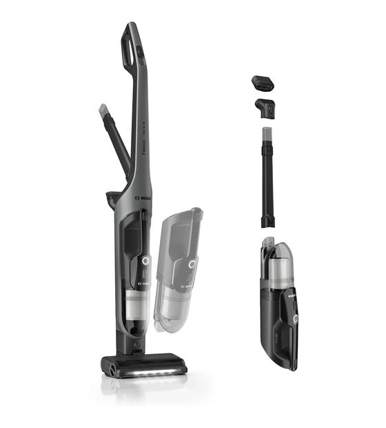 Bosch Serie 4 BHH4GN28 Handstaubsauger bis 60 min Laufzeit 25,2 V  (Grau) f&uuml;r 299,99 Euro