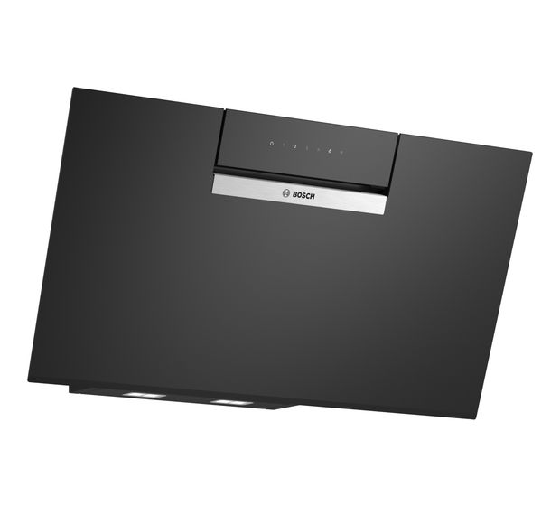 Bosch Serie 4 DWJ87FN60 Umluft Dunstabzugshaube/Esse Wand 80 cm (Schwarz, Edelstahl) f&uuml;r 857,00 Euro