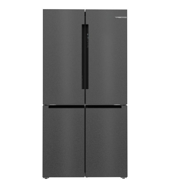 Bosch Serie 4 KFN96AXEA Side-by-Side Kühl-/ Gefrierkombination French Door 405 l / 200 l 333 kWh NoFrost 1830 mm x 905 mm  (Schwarz) f&uuml;r 3.109,00 Euro