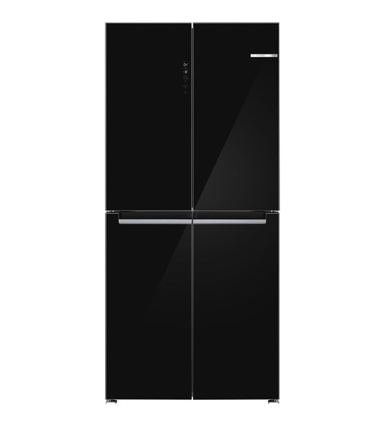 Bosch Serie 4 KMC85LBEA Side-by-Side Kühl-/ Gefrierkombination 324 l / 223 l 322 kWh NoFrost 1895 mm x 855 mm  (Schwarz) f&uuml;r 1.574,00 Euro
