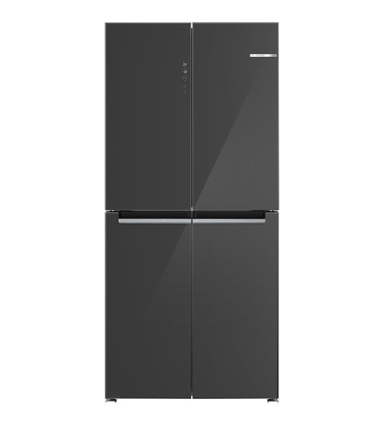 Bosch Serie 4 KMC85LEEA Side-by-Side Kühl-/ Gefrierkombination French Door 324 l / 223 l 322 kWh NoFrost 1895 mm x 855 mm  (Grau) f&uuml;r 1.574,00 Euro