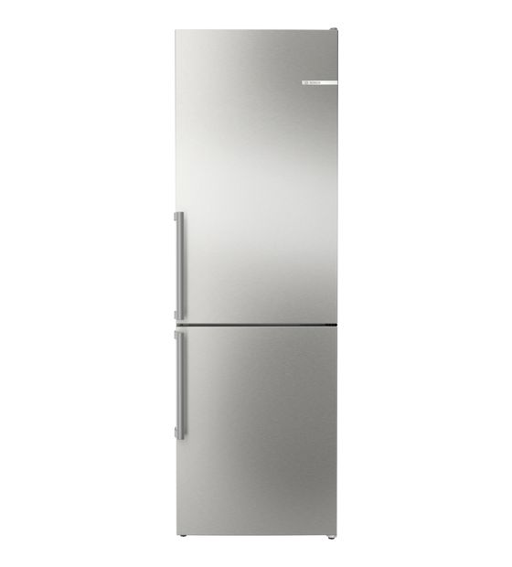 Bosch Serie 4 MKK67GNIBN (KGN36VIBT + KSZGGM00) 218 l / 103 l Kühl-Gefrierkombi freistehend NoFrost 127 kWh Jahr  (Edelstahl) f&uuml;r 891,00 Euro