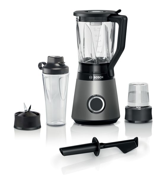 Bosch Serie 4 MMB6177S VitaPower 1,5 l Standmixer 2 Geschwindigkeiten 1200 W  (Schwarz, Silber) f&uuml;r 113,99 Euro