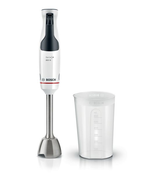 Bosch Serie 4 MSM4W410 ErgoMaster Stabmixer 800 W  (Anthrazit, Weiß) f&uuml;r 46,49 Euro