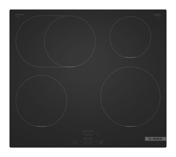 Bosch Serie 4 NIF61ABB5E herdgebundenes 60 cm Induktions Kochfeld/Herdplatte 4 Zone(n) f&uuml;r 761,00 Euro