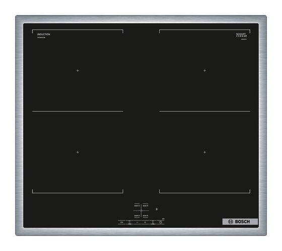 Bosch Serie 4 NVQ645CB6E herdgebundenes 60 cm Induktions Kochfeld/Herdplatte 4 Zone(n) f&uuml;r 691,00 Euro