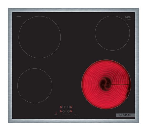 Bosch Serie 4 PKE645BA2E autarkes 60 cm Glaskeramik Kochfeld/Herdplatte 4 Zone(n) f&uuml;r 290,99 Euro