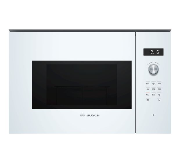 Bosch Serie 6 BFL524MW0 Einbau-Mikrowelle 800 W Größe: klein 5 Stufen (Weiß) f&uuml;r 264,99 Euro