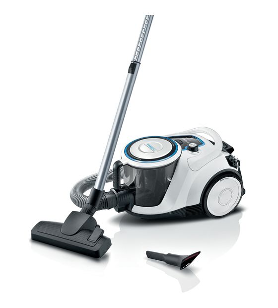 Bosch Serie 6 BGC41LSIL Bodenstaubsauger Beutellos 600 W HEPA  (Schwarz, Weiß) f&uuml;r 218,99 Euro