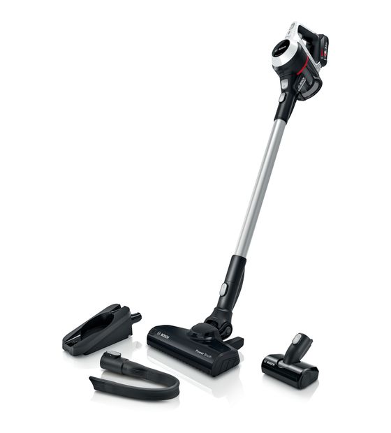 Bosch Serie 6 BKS611MTB Handstaubsauger Beutellos bis 30 min Laufzeit  (Schwarz, Weiß) f&uuml;r 292,99 Euro