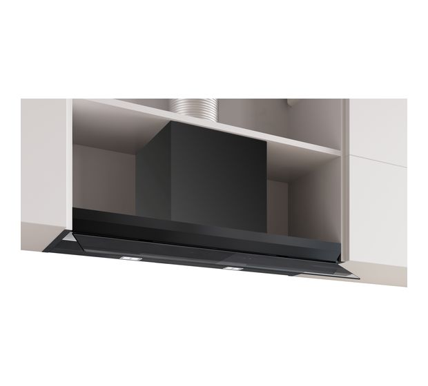 Bosch Serie 6 DBB97DP60 Abluft/Umluft Dunstabzugshaube/Esse Einbau 90 cm (Schwarz) f&uuml;r 625,00 Euro