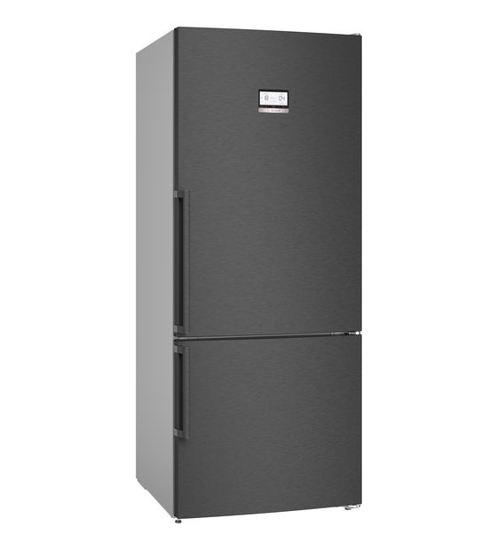 Bosch Serie 6 KGN76AXDR 406 l / 120 l Kühl-Gefrierkombi freistehend NoFrost 219 kWh Jahr  (Schwarz) f&uuml;r 1.069,00 Euro
