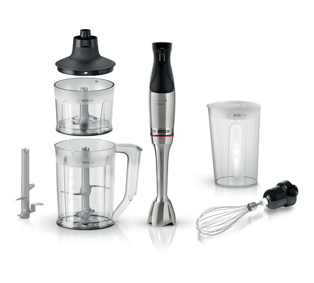 Bosch Serie 6 MSM6M852 ErgoMaster Stabmixer 1200 W  (Schwarz, Edelstahl) f&uuml;r 125,99 Euro