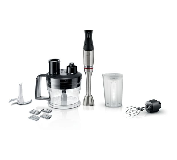 Bosch Serie 6 MSM6M874 ErgoMaster Stabmixer 1200 W (Schwarz, Edelstahl, Transparent) f&uuml;r 130,99 Euro