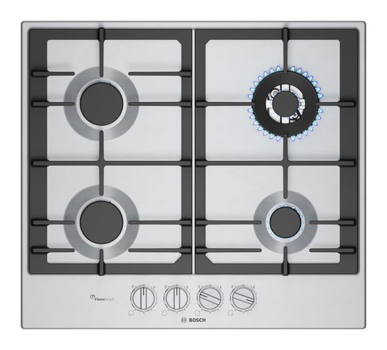 Bosch Serie 6 PCH6A5I90 autarkes 60 cm Gaskochfeld Kochfeld/Herdplatte 4 Zone(n) f&uuml;r 356,00 Euro