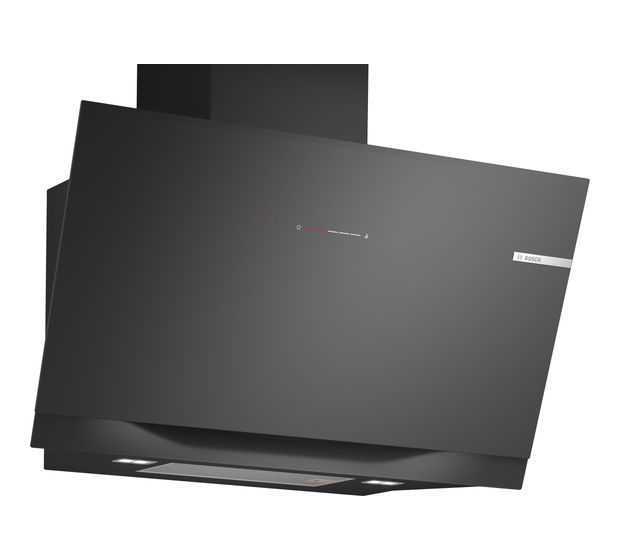 Bosch Serie 8 DWK91LT60 Umluft Dunstabzugshaube/Esse Wand 90 cm (Schwarz) f&uuml;r 749,00 Euro