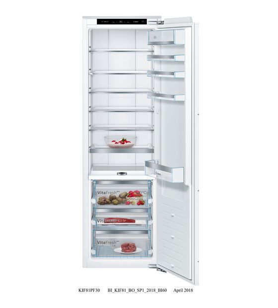 Bosch Serie 8 KIF81PFE0 289 l 177,5 cm Einbaukühlschrank EEK: E 150 kWh Jahr f&uuml;r 868,00 Euro
