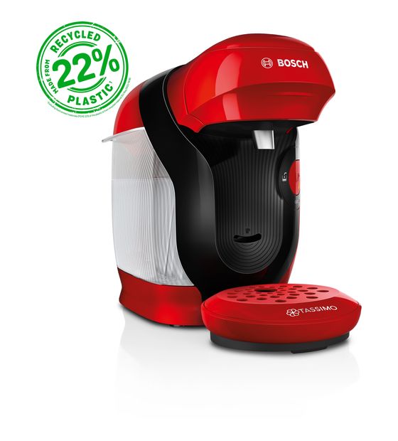Bosch TAS112E Tassimo Style friendly Kaffeekapsel Maschine  (Rot) f&uuml;r 36,99 Euro