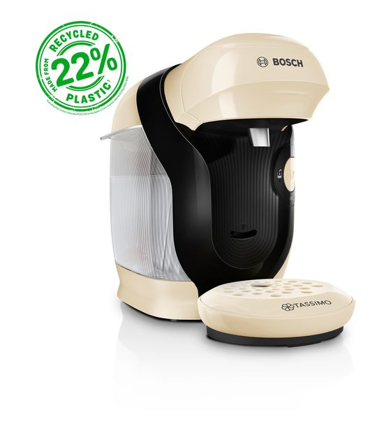 Bosch TAS112E Tassimo Style friendly Kaffeekapsel Maschine  (Cremefarben) f&uuml;r 36,99 Euro