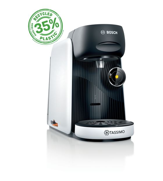 Bosch TAS164E Tassimo Finesse Kaffeekapsel Maschine  (Schwarz, Weiß) f&uuml;r 124,99 Euro