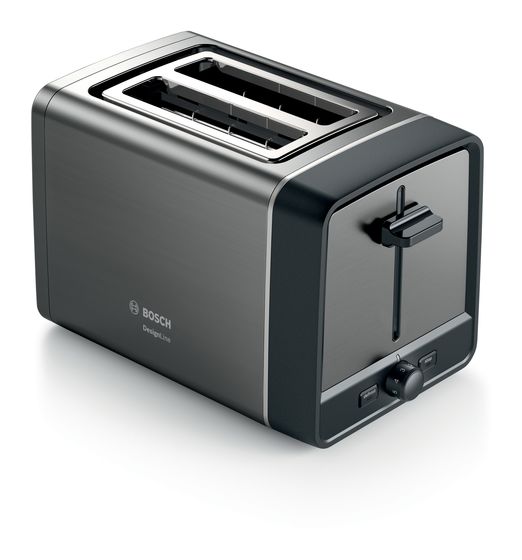 Bosch TAT5P425DE DesignLine Toaster 970 W 2 Scheibe(n)  (Anthrazit, Schwarz) f&uuml;r 55,99 Euro