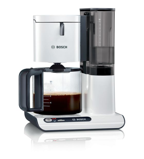 Bosch TKA8011 Styline 15 Tassen Filterkaffeemaschine 1,2 l  (Anthrazit, Weiß) f&uuml;r 65,49 Euro