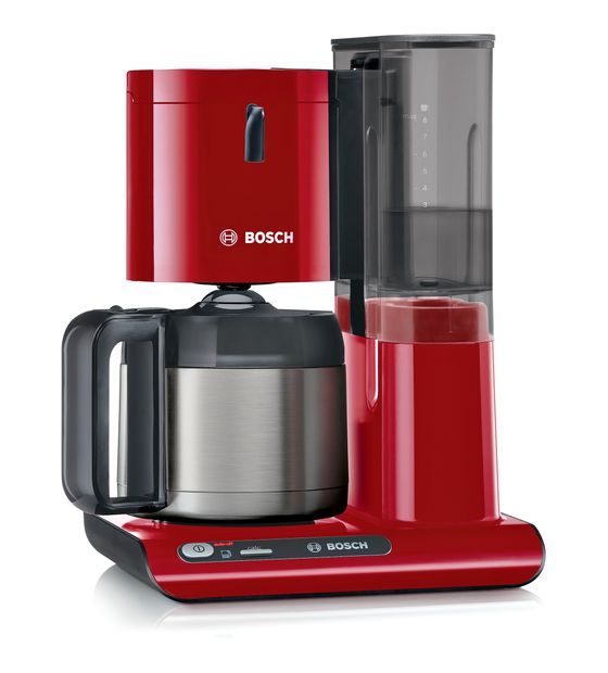Bosch TKA8A054 Styline 8 Tassen Filterkaffeemaschine 1,1 l  (Rot) f&uuml;r 98,49 Euro