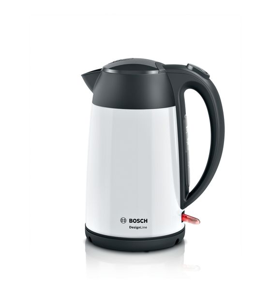 Bosch TWK3P421 DesignLine 1,7 l Wasserkocher 2400 W  (Schwarz, Weiß) f&uuml;r 38,49 Euro