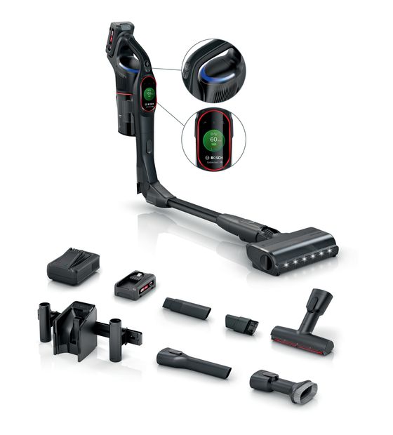 Bosch Unlimited 10 BKS1042POW Handstaubsauger Beutellos bis 80 min Laufzeit HEPA  (Schwarz) f&uuml;r 699,99 Euro