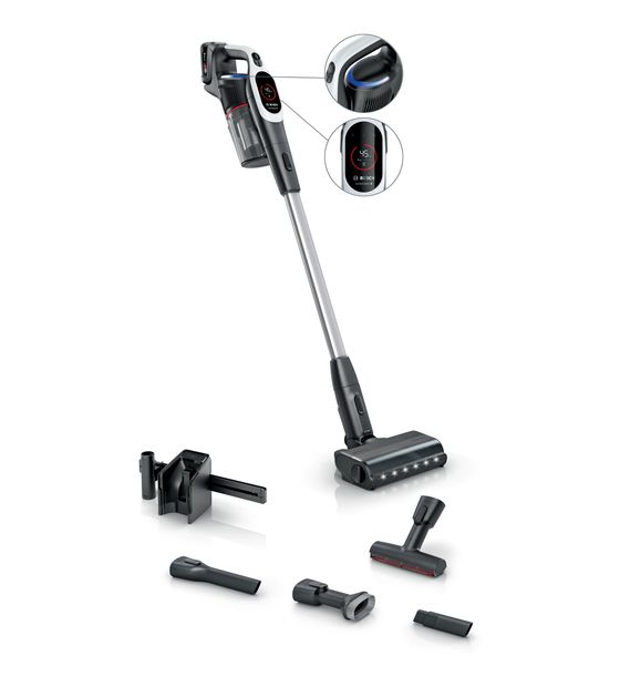 Bosch Unlimited 9 BKS931BA Handstaubsauger Beutellos bis 60 min Laufzeit 18 V HEPA  (Weiß) f&uuml;r 320,00 Euro