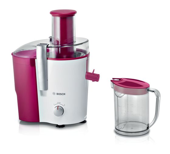 Bosch VitaJuice 2 MES25C0 Entsafter 700 W (Kirsche (Frucht), Transparent, Weiß) f&uuml;r 88,99 Euro