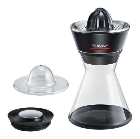 Bosch VitaStyle MCP72GPB Zitruspresse (Schwarz, Transparent) f&uuml;r 72,49 Euro