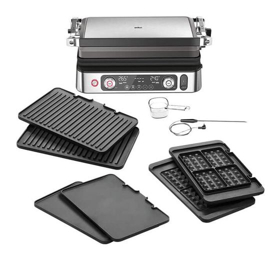 Braun CG9167 Multigrill 9 Pro 2200 W mit 370 x 230 mm Fläche  (Edelstahl, Titan) f&uuml;r 269,00 Euro