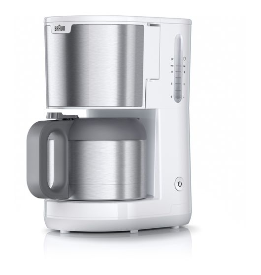Braun KF1505WH PurShine 9 Tassen Thermo Filterkaffeemaschine 1,2 l  (Weiß) f&uuml;r 56,49 Euro