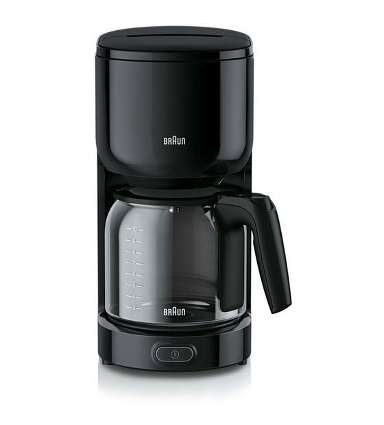 Braun KF3120 PurEase 10 Tassen Filterkaffeemaschine  (Schwarz) f&uuml;r 50,49 Euro