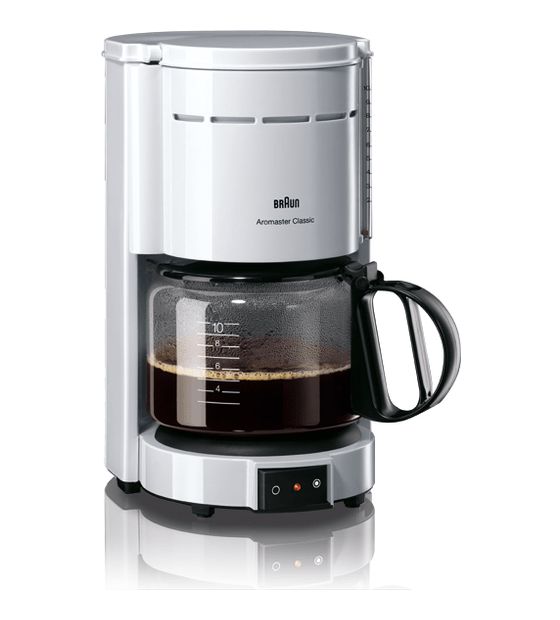 Braun KF47/1 10 Tassen Filterkaffeemaschine  (Weiß) f&uuml;r 44,49 Euro