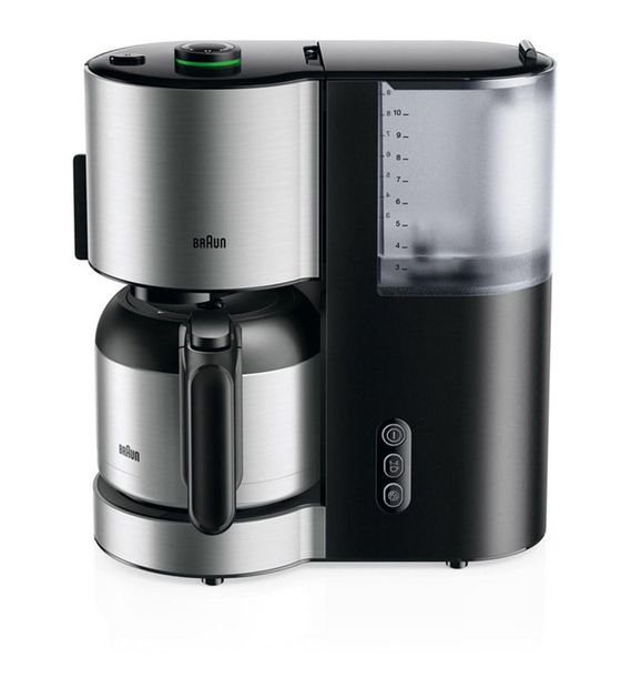 Braun KF5105BK IDCollection 10 Tassen Thermo Filterkaffeemaschine  (Schwarz, Edelstahl) f&uuml;r 121,99 Euro