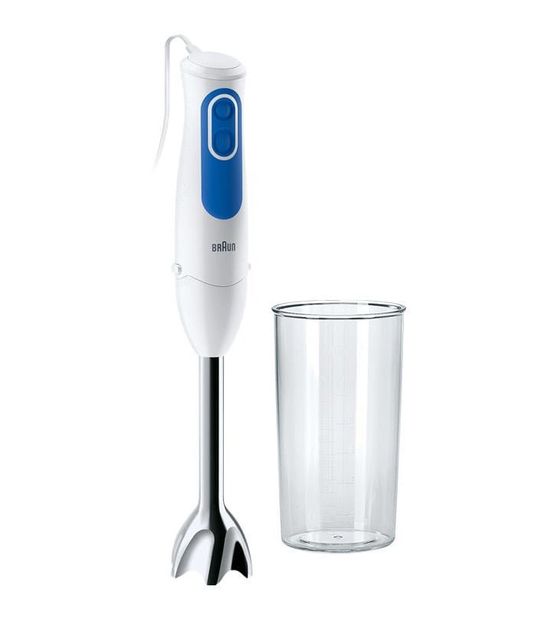 Braun MQ3000 Smoothie+ MultiQuick 3 Stabmixer 700 W 2 Stufen  (Blau, Weiß) f&uuml;r 33,99 Euro