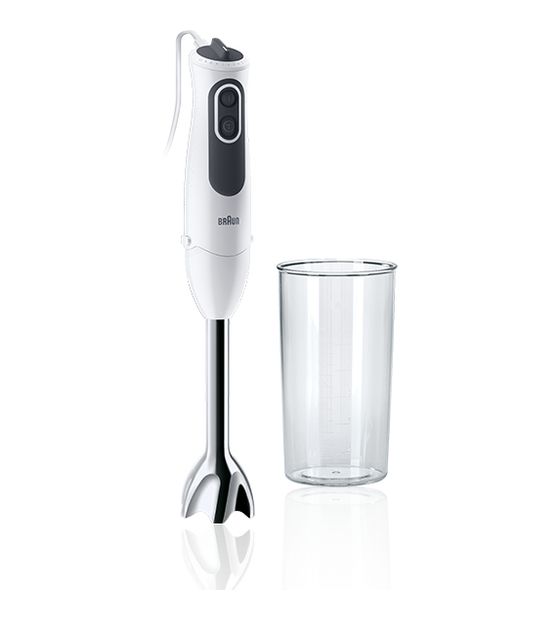 Braun MQ3100WH MultiQuick 3 Stabmixer 750 W 11 Stufen  (Grau, Weiß) f&uuml;r 44,49 Euro