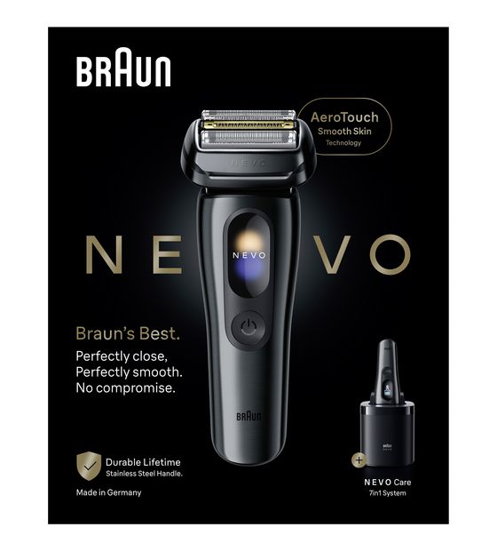 Braun Nevo 15010c 7in1 mit Ledertasche Nass&Trocken Rasierer 60 min f&uuml;r 499,00 Euro