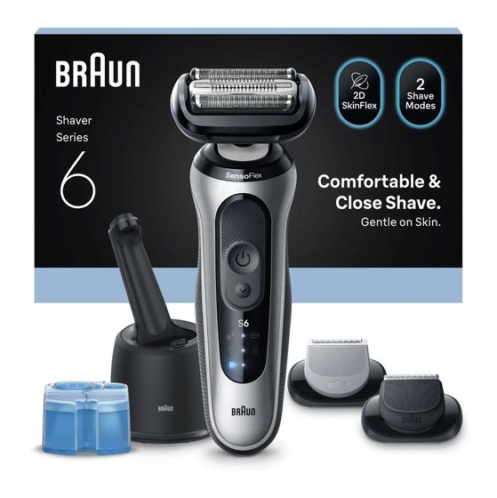 Braun Series 6 62-S7650cc Nass&Trocken Rasierer Lithium-Ion (Li-Ion) f&uuml;r 149,99 Euro