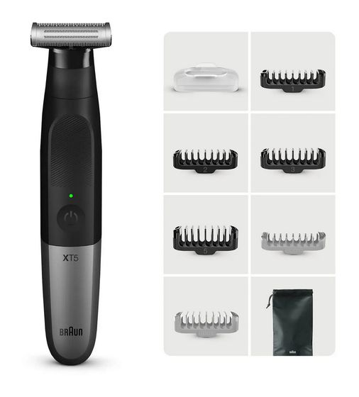Braun XT5200 Series X Face & Body Haarschneider Batterie/Akku 6 Aufsteckkämme f&uuml;r 49,99 Euro