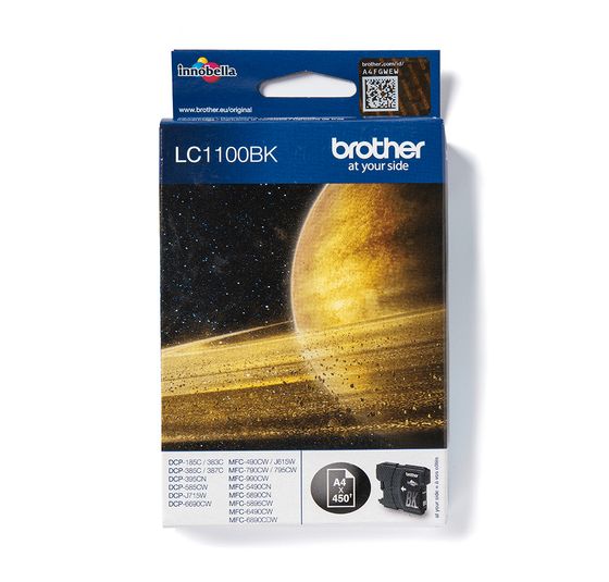 Brother LC-1100BK originale Druckerpatronen Schwarz 450 Seiten f&uuml;r 24,99 Euro