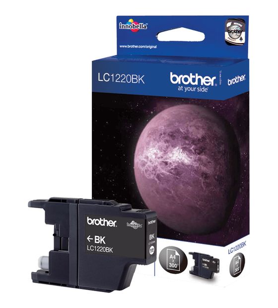 Brother LC-1220BK originale Druckerpatronen Schwarz 300 Seiten f&uuml;r 22,49 Euro