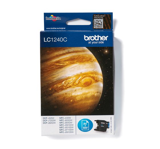 Brother LC-1240C originale Druckerpatronen Cyan f&uuml;r 19,99 Euro