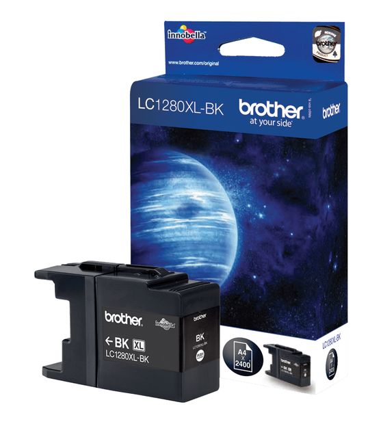 Brother LC-1280XLBK originale Druckerpatronen Schwarz 2400 Seiten f&uuml;r 37,99 Euro