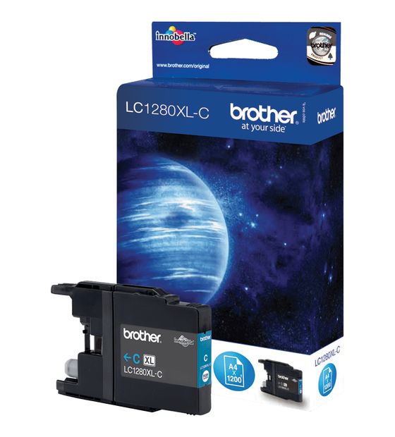 Brother LC-1280XLC originale Druckerpatronen Cyan f&uuml;r 25,49 Euro